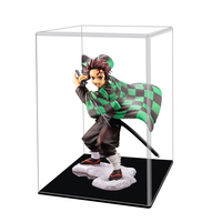 Vitrine en acrylique anti-poussière, boîte de présentation en acrylique pour décoration de Noël, présentoir anti-poussière et étanche