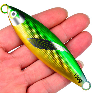 Jig métal leurres 30-150g évier lent qualité métal jigging pêche leurre Dubstep aile peau thon bar cuillère gabarit mer bateau leurre - Product Image 5