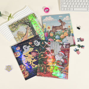 Jouets éducatifs multifonctionnels écologiques personnalisés <span class=keywords><strong>pour</strong></span> enfants, puzzles d'intelligence <span class=keywords><strong>pour</strong></span> la petite enfance, puzzle holographique <span class=keywords><strong>pour</strong></span> enfants - Product Image 6