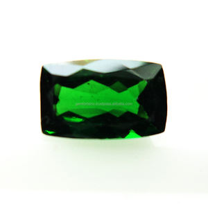 พลอยโกเมนสีเขียวทรงสี่เหลี่ยมผสมทรงลูกแพร์รูปวงรีทรงกลมพลอยโกเมนสีเขียวแบบ DIY - Product Image 6