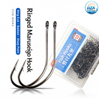 Wholesale Boxed Ringed Maruseigo Hooks Long Shank Point Barbed Fishing Hooks for Crucian Carp & Saltwater Fishing