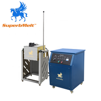 Fourneau de fusion électrique Superbmelt 10 kg 15 kg 20 kg pour métaux argent cuivre aluminium or