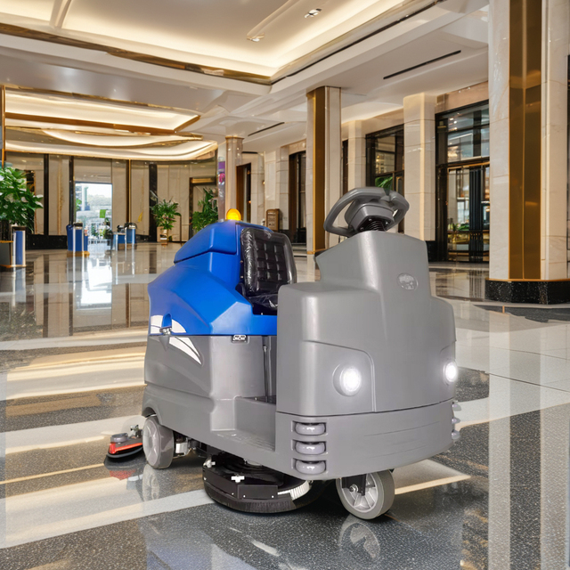 Intelligent Automatic Floor Scrubber High Efficiency Floor Cleaning Equipment Quite Operation Floor Scrubber