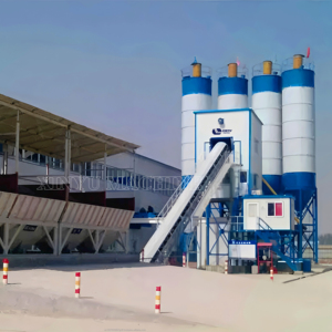 โรงผสมคอนกรีตขนาด25-120ลูกบาศก์เมตรโรงงานผสมคอนกรีต - Product Image 1