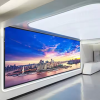 Layar Led dinding Video tampilan layar TV Led tetap dalam ruangan 4K HD peraga LED Pixel kecil ruang rapat Populer