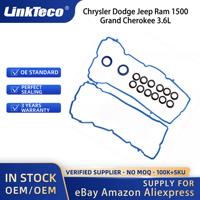Kit de juntas de cubierta de válvula Linkteco para Chrysler Dodge Jeep Ram 1500 Grand Cherokee 3.6L 2010-2016 VS50805R 5184596AD 5184596AE