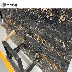Marmo <span class=keywords><strong>Nero</strong></span> Dorato Italiano con Venature Oro per Pavimenti e Rivestimenti - Product Image 6