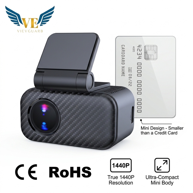 VIEVGUARB MINI Dash Cam G-Sensor Night Vision Parking Monitor Loop Recording 2K 1440P WiFi Car Black Box Hidden