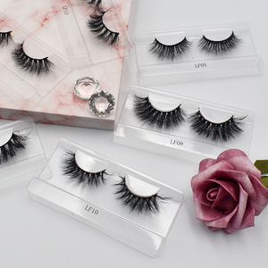 Offres d'Expo sur les cils 3D moelleux cils naturels longs et vaporeux en faux vison à bande complète à prix réduit - Product Image 2