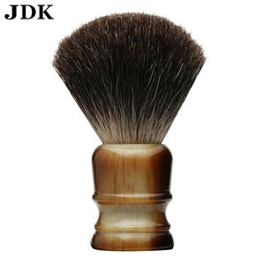 JDK 1 Pz Lusso Regalo da Barba Spazzola da Rasatura in <span class=keywords><strong>Legno</strong></span> Cromo Manico Punta Argento Badger Capelli E Capelli Sintetici Personalizzati - Product Image 4