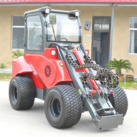 Chargeur 4WD 57HP Mini Pelle Chargeur Frontal Avec L'apiculture Pince