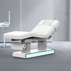 Kisen Factory Supply Custom Adjust Three Sections Reclining Electric Cosmetic Chair Eyelash Extension Beauty <b>Bed</b> - Product Image 4