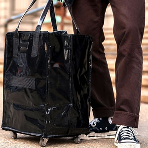 Bolsa de Compras con Logotipo Personalizado, Plegable, con Ruedas, Duradera, Espaciosa, Portátil, Carrito de Compras, Bolso con Ruedas, Personalizable - Product Image 5