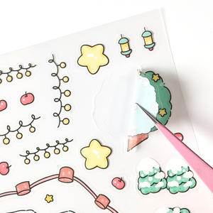 3 Stück/Packung Heiligabend DIY Kreative 3D Szenische Stereoskopische Kinder-Aufkleber Feiertagsdekoration PET+Papier Selbstklebend - Product Image 4