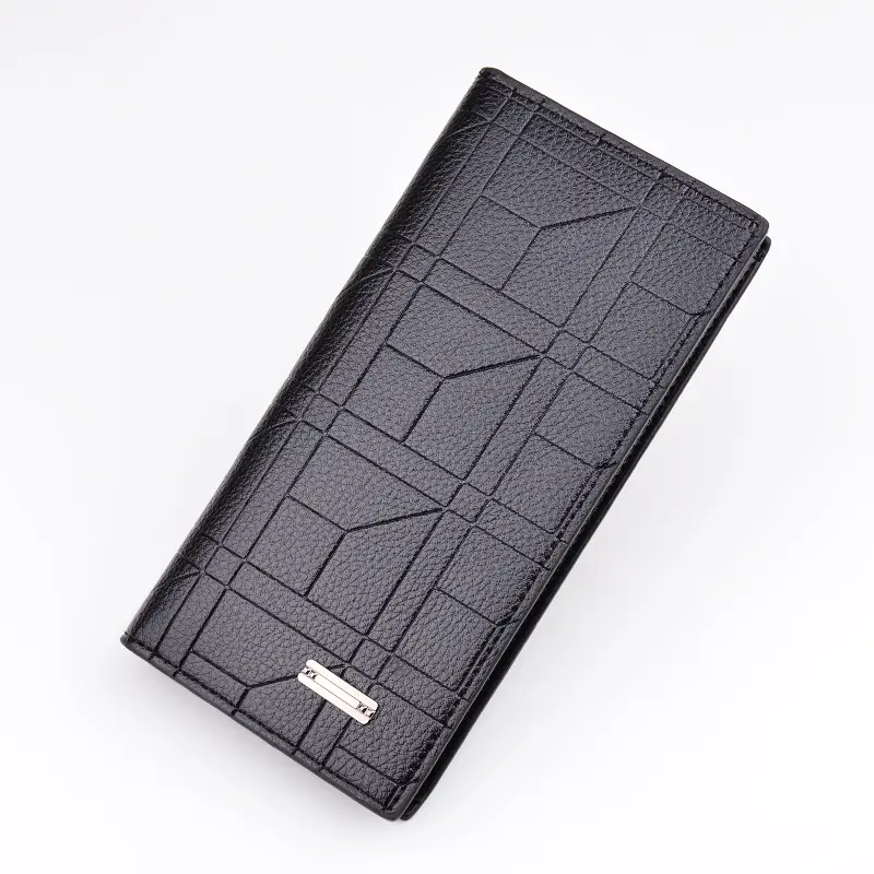 Men's Long Wallet fashion leisure open wallet student male plus Wallet