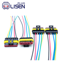 Connecteur de faisceau de câbles automobile 6 broches femelle AMP Superseal série 1.5 282090-1 282108-1