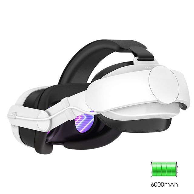 Comfort Battery Head Strap 6000mah Elite Strap Battery Pack Extend Playtime VR Accessories for Meta Quest 3