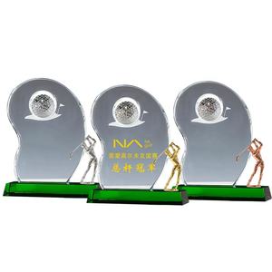 Nouveau design blanc clair cristal verre trophée plaque sport jeux événements prix top ventes champion trophée prix - Product Image 6