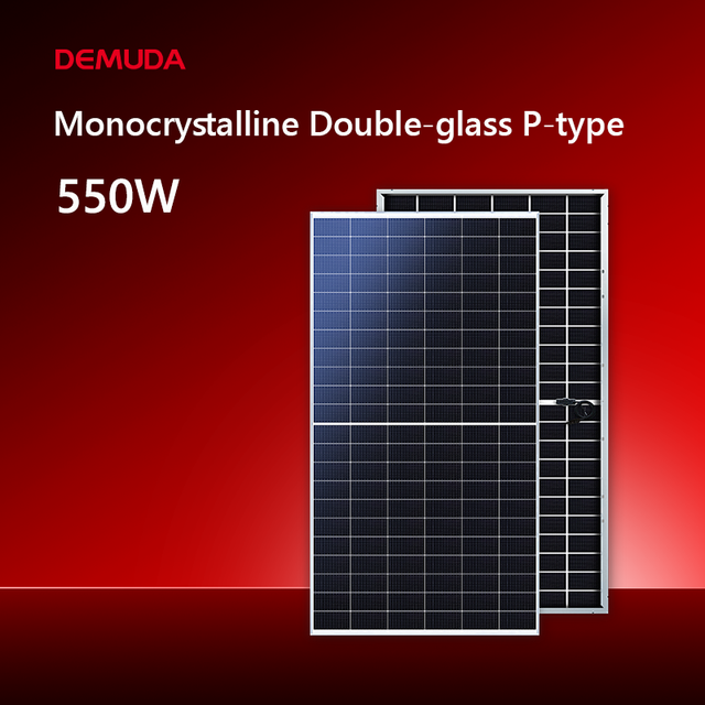 A Grade High Efficiency 550 Watt 12 Volt 18v Module Off Grid Energy System Monocrystalline Solar Panel
