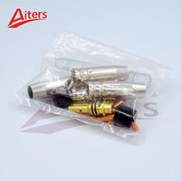 Accessoires de soudeur Euro MIG MAG 19 pièces 15AK Kit de buse de torche de soudage buse conique pour ensemble d'embouts de Contact européen 15AK