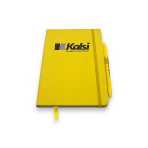 Carnet à couverture rigide en cuir PU de haute qualité A5 A4, couture personnalisée, 100 feuilles, 2026 2027, pour la promotion des entreprises - Product Image 5