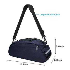 Muestra Gratis, Bolsas Traseras para Bicicleta de Gran Capacidad, Bolsa de Transporte Multiusos de EVA para Bicicleta de Montaña y Carretera, Bolsa Expandible para Portaequipajes Trasero de Ciclismo - Product Image 4