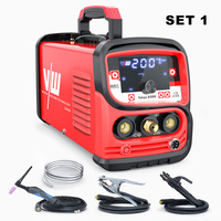 Saldatrice VECTOR DC TIG MMA Manuale ARC 220V per Alluminio IGBT Inverter Senza Gas Tokyo2300