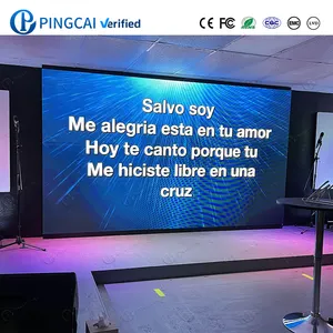 Tela LED para TV indoor China P2 P2.5 P3 P4 P5 HD grande mega publicidade painel de parede de vídeo LED de emenda perfeita para conferência