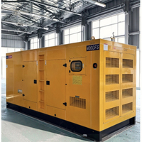 Groupe électrogène diesel silencieux et étanche de 500 kW pour la construction, à fonctionnement silencieux et puissance efficace
