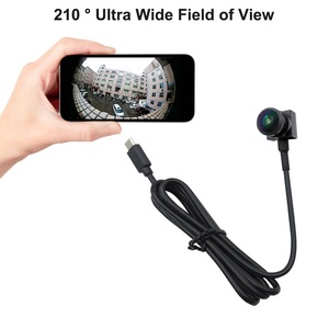 Mini Cámara <span class=keywords><strong>USB</strong></span> Micro Panorámica HD de 360° de 15*15mm y 2MP, Cámara Tipo Ojo de Pez con Micrófono Full HD de 210 Grados OTG Tipo-C para <span class=keywords><strong>Android</strong></span> - Product Image 2