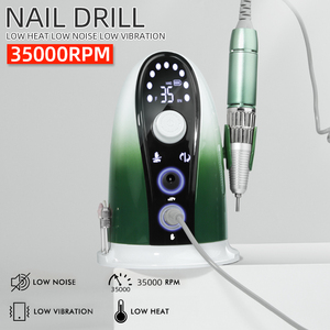 เครื่องเจียรเล็บไฟฟ้าแบบชาร์จได้ 35000 รอบต่อนาที สำหรับขัดเจลเหล็ก ใช้งานระดับมืออาชีพสำหรับร้านทำเล็บ - Product Image 4