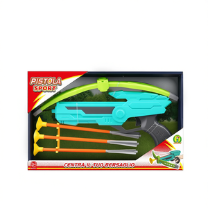 Pistola Deportiva de 33 cm con 3 Flechas para Juego al Aire Libre, Práctica de Tiro, Juguete para Niños - Product Image 2