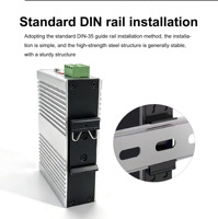 Switch Jaringan Industri 5-port RJ45 1-port SFP Isolasi VLAN Tahan Suhu Tinggi IP40 Dual Power Supply Switch 10Gbps
