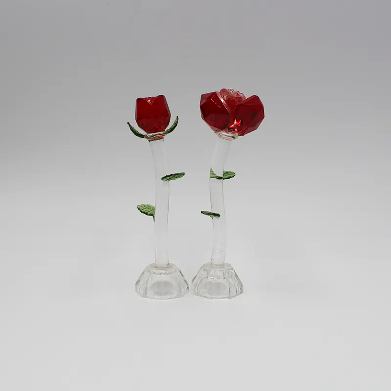 Gratis Verzending Mooie Bloem Stands Crystal Bloemen Voor Wedding Gift