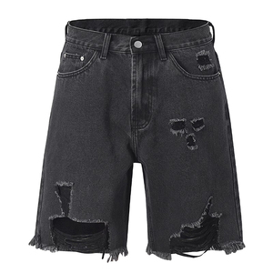 Pantaloncini <span class=keywords><strong>Corti</strong></span> in Denim Strappati da <span class=keywords><strong>Uomo</strong></span>, Stile Casual Estivo, <span class=keywords><strong>Jeans</strong></span> Baggy Distressed, Vendita all'Ingrosso - Product Image 3