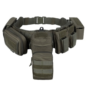 Riñonera táctica de camuflaje de cinco piezas, cinturón de combinación de seguridad multifuncional, accesorios, logotipo deportivo de nailon a prueba de agua - Product Image 2