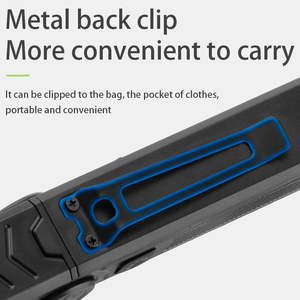 Lámpara de Trabajo LED con Clip Magnético, Cabezal Plegable de 90 Grados, Linterna COB, Recargable por USB Tipo-C, Linterna de Bolsillo para Camping y Reparaciones - Product Image 6