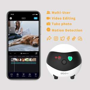 Enabot EBO SE Home Camera Robot 1080P Beweegbare huisdiercamera Binnen Werkt op batterijen Automatisch opladen Nachtzicht Tweerichtingsgesprek Lokaal - Product Image 6