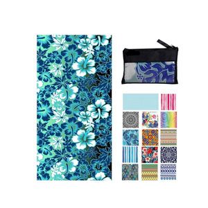 Sand Free RPET Suede Waffle <b>Microfiber</b> <b>Beach</b> <b>Towel</b> With Digital Printing Velour Cotton <b>Beach</b> <b>Towel</b> Custom Logo - Product Image 1