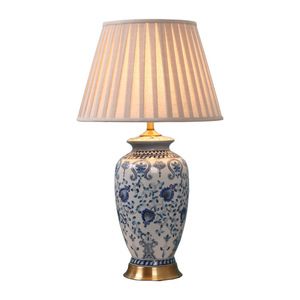 Trung Quốc sứ Đèn bàn Retro gốm vẽ tay ánh sáng trong nhà trang trí văn phòng phòng ngủ phòng khách LED đèn bàn - Product Image 1