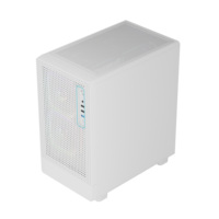 Boîtier d'ordinateur de jeu, tour moyenne, format MATX, panneau latéral en verre trempé, matériau SPCC, ports USB3.0/USB1.0, ports audio, personnalisable