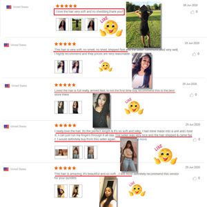 Vastissimo venditore all'ingrosso di capelli a buon mercato brasiliano vergine crespo capelli umani lisci con <span class=keywords><strong>Set</strong></span> di chiusura - Product Image 5