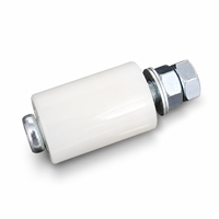 Galet de guidage industriel en plastique pour porte coulissante, roulement à billes en nylon pour porte et fenêtre