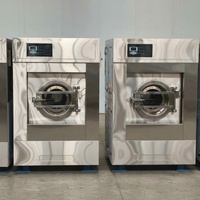 Lavadora-Secadora Industrial Completamente Automática de 15kg-30kg, Lavadora Comercial para Lavandería de Hoteles