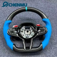 Volant en fibre de carbone CS adapté aux BMW G20 G22 G30 G31 M2 G87 M3 G80 M4 G82 G42 M5 F90 F80 F82 F95 X3M F97 M340i M440i