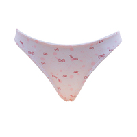 Culottes string personnalisées OEM/ODM imprimées pour femmes, séchage rapide, confortables au quotidien, sous-vêtements taille basse pour femmes et jeunes filles