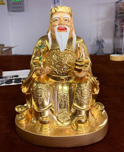 純粋な銅仏像ベトナム神富地球ホームフォーチュン礼拝店風水装飾工芸品 - Product Image 5