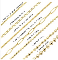 Chaîne en Or Véritable Au750 Tendance, Chaîne Cordon en Or Pur, Collier en Or Pur 18 Carats pour Femmes