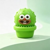 Cactus créatif en blocs de construction, visqueux, visage souriant, en caoutchouc souple à remontée lente, jouet anti-stress, ornement de bureau, boîte surprise