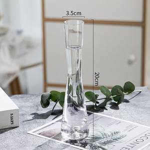 सस्ते घर सजावट ग्लास टेबल वेज़ पारदर्शी चमक कला डेको डिजाइन हाइड्रोपोनिक फूल व्यवस्था लिविंग रूम सजावट - Product Image 5